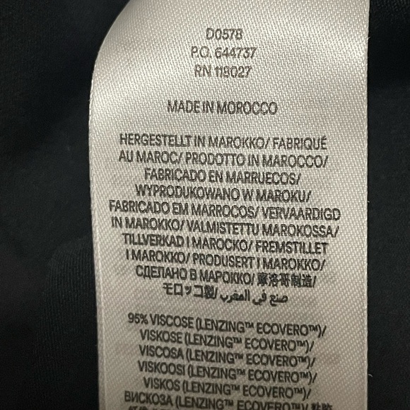 Boden Black Maxi Short Sleeve Wide Shirred Empire waist. Soft Viscose Fabric - Picture 7 of 11